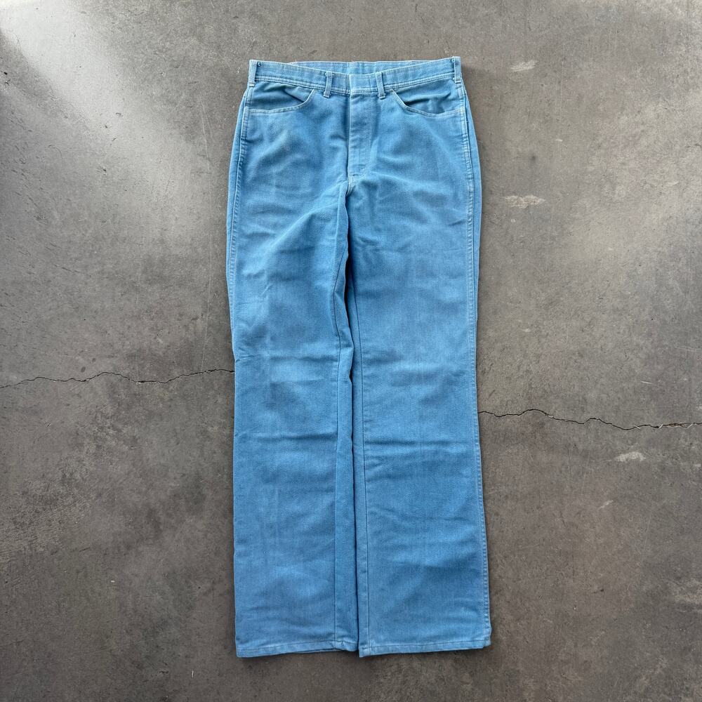 Vintage Y2k Blue Painters Jeans 80's Wide Leg Flare Women's 32